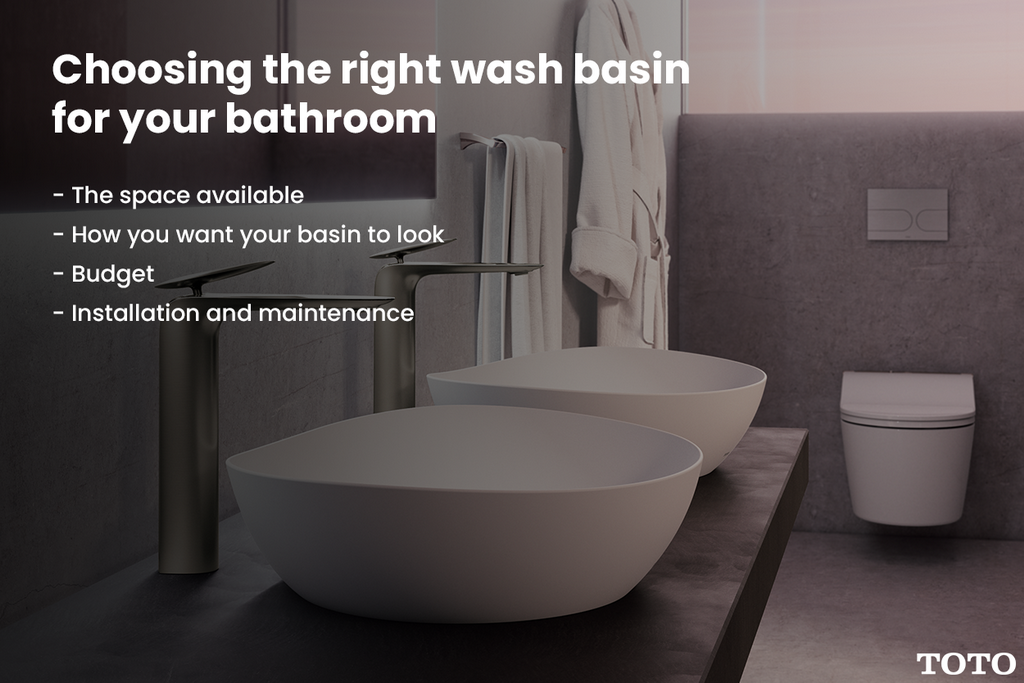 Choosing the right wash basin for your bathroom bathroom accessories