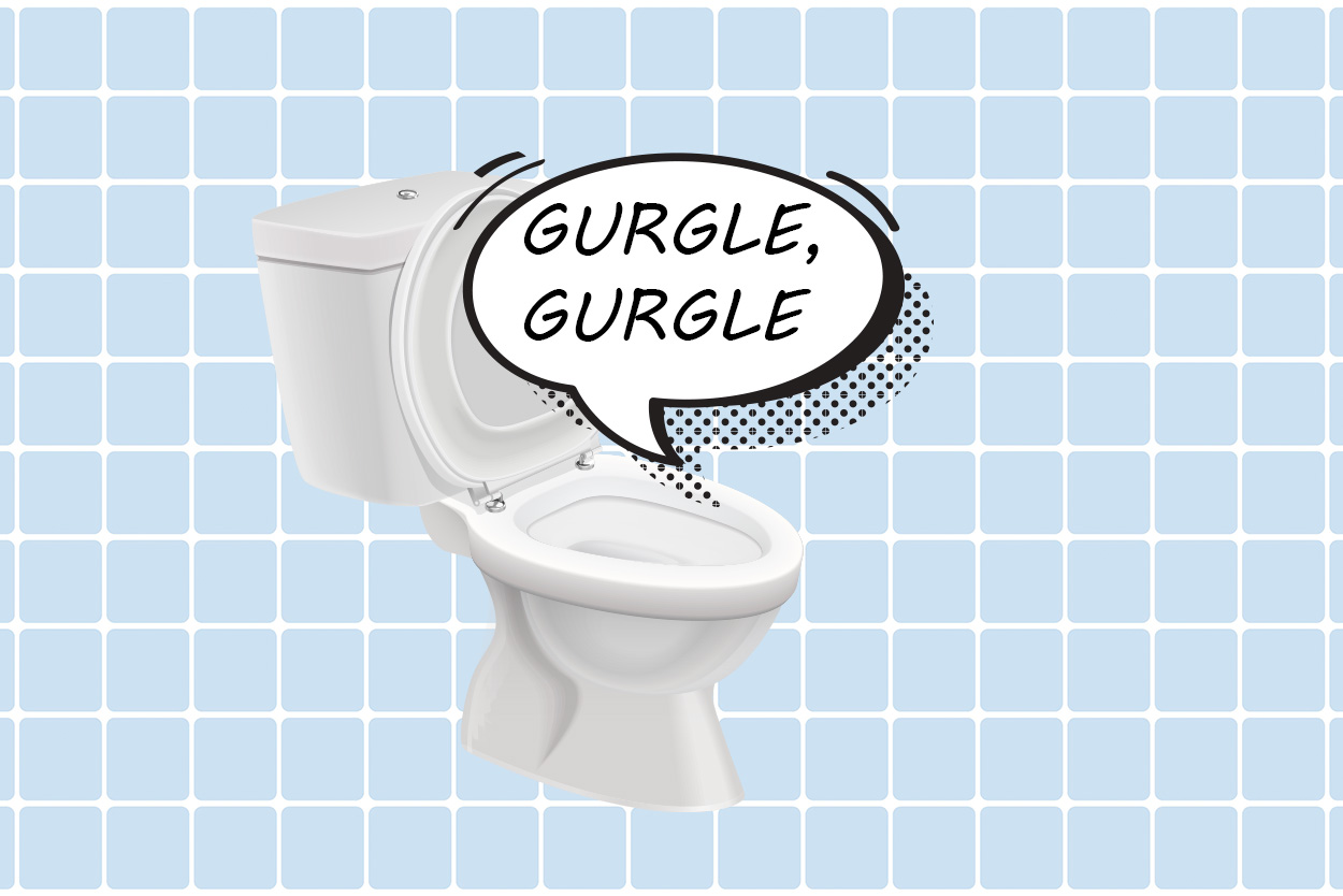 Gurgling Sounds Toilet bowl Singapore