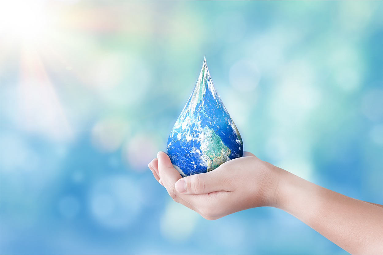 Image depicting water conservation